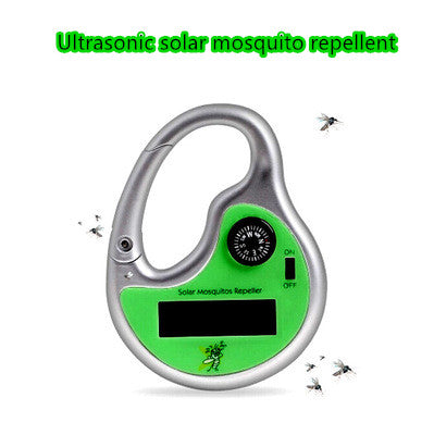 Hikerlife™ - Répulsif électronique ultrasonique portable pour moustiques avec recharge solaire. - Hikerlife