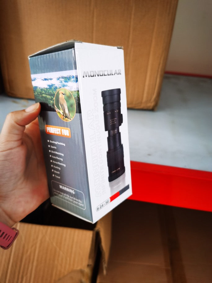 Hikerlife™ - Télescope monoculaire 8 - 24x30 mm, performant et léger - Hikerlife