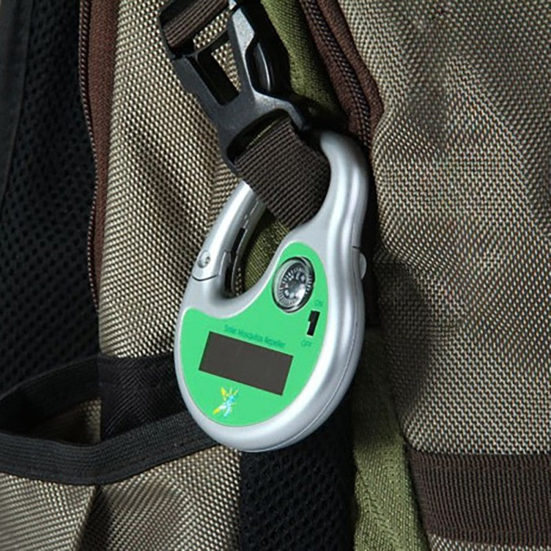 Hikerlife™ - Répulsif électronique ultrasonique portable pour moustiques avec recharge solaire. - Hikerlife