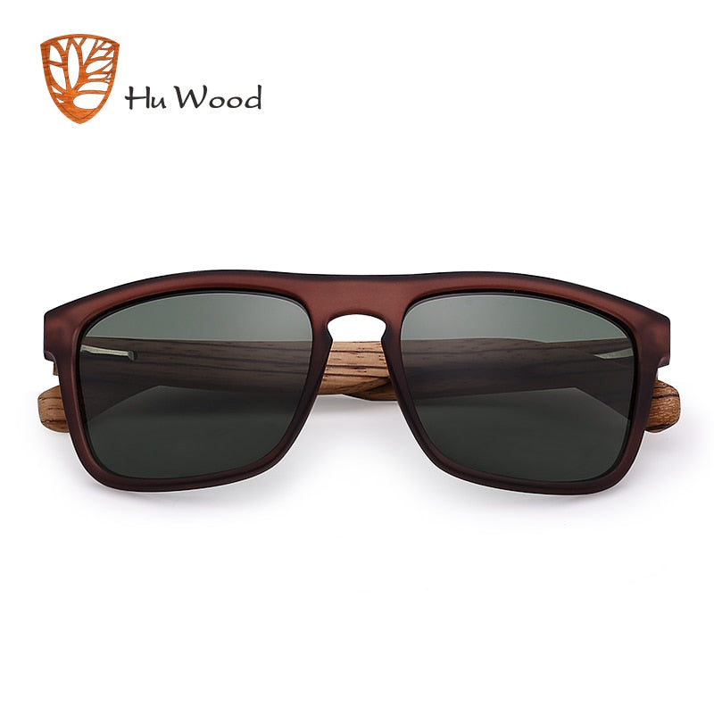 Hikerlife™ - Lunettes de soleil polarisantes en bois naturel, tendance et style. Protection UV 400. - Hikerlife