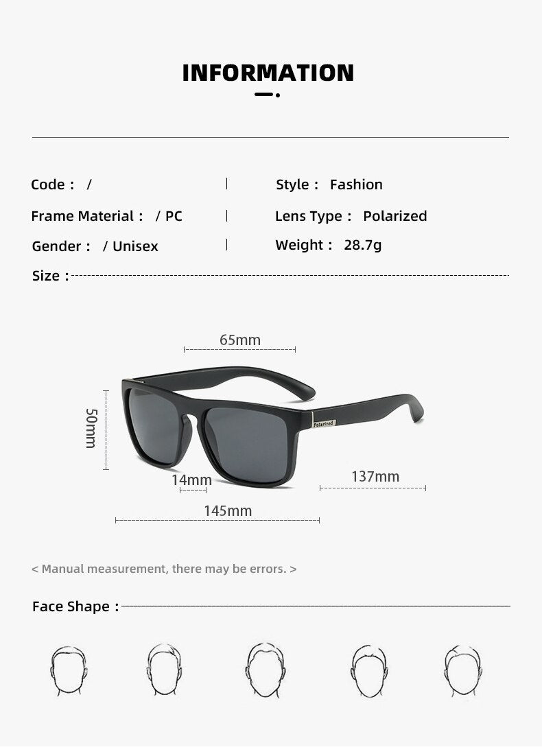 Hikerlife™ - Lunettes de soleil polarisantes mixtes. Toutes couleurs fun. Sportives - Hikerlife