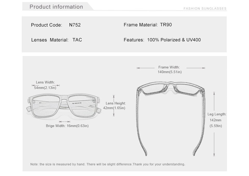Hikerlife™ - Lunettes de soleil haut de gamme, classes et décontractes. Protection solaire UV400. Mixte. - Hikerlife