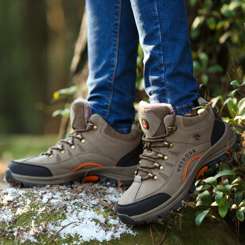 Hikerlife™ - Chaussures de sport de marche, montantes, rembourrées en velours. - Hikerlife